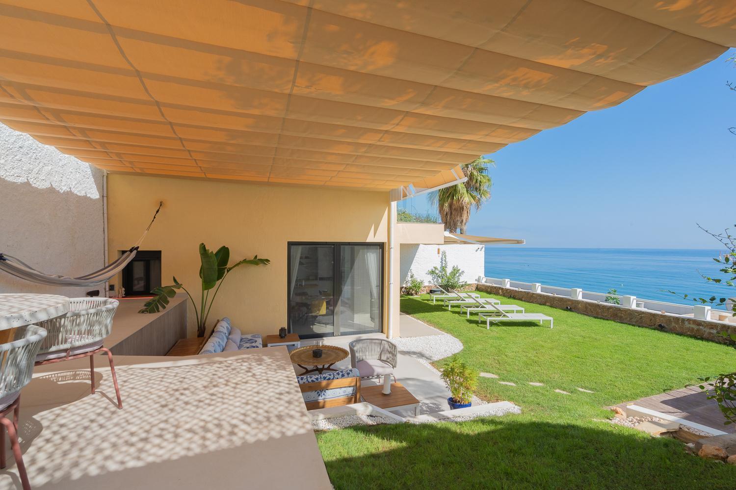 토레몰리노스 Private 250Sqm Garden Duplex, Jacuzzi, Cinema, Sea View Escape 아파트 외부 사진