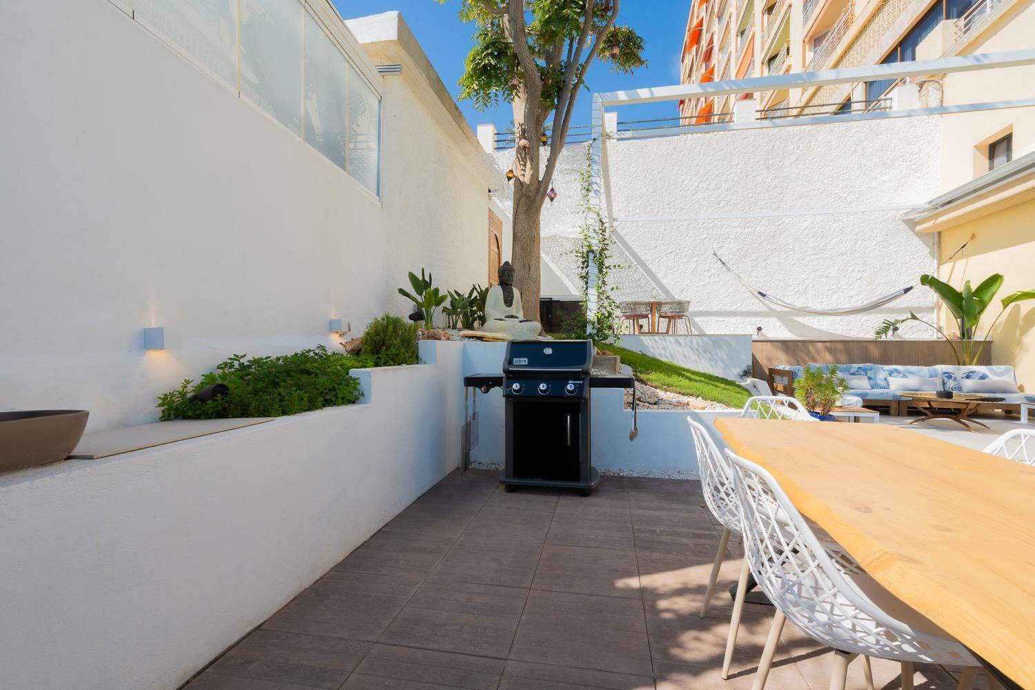 토레몰리노스 Private 250Sqm Garden Duplex, Jacuzzi, Cinema, Sea View Escape 아파트 외부 사진