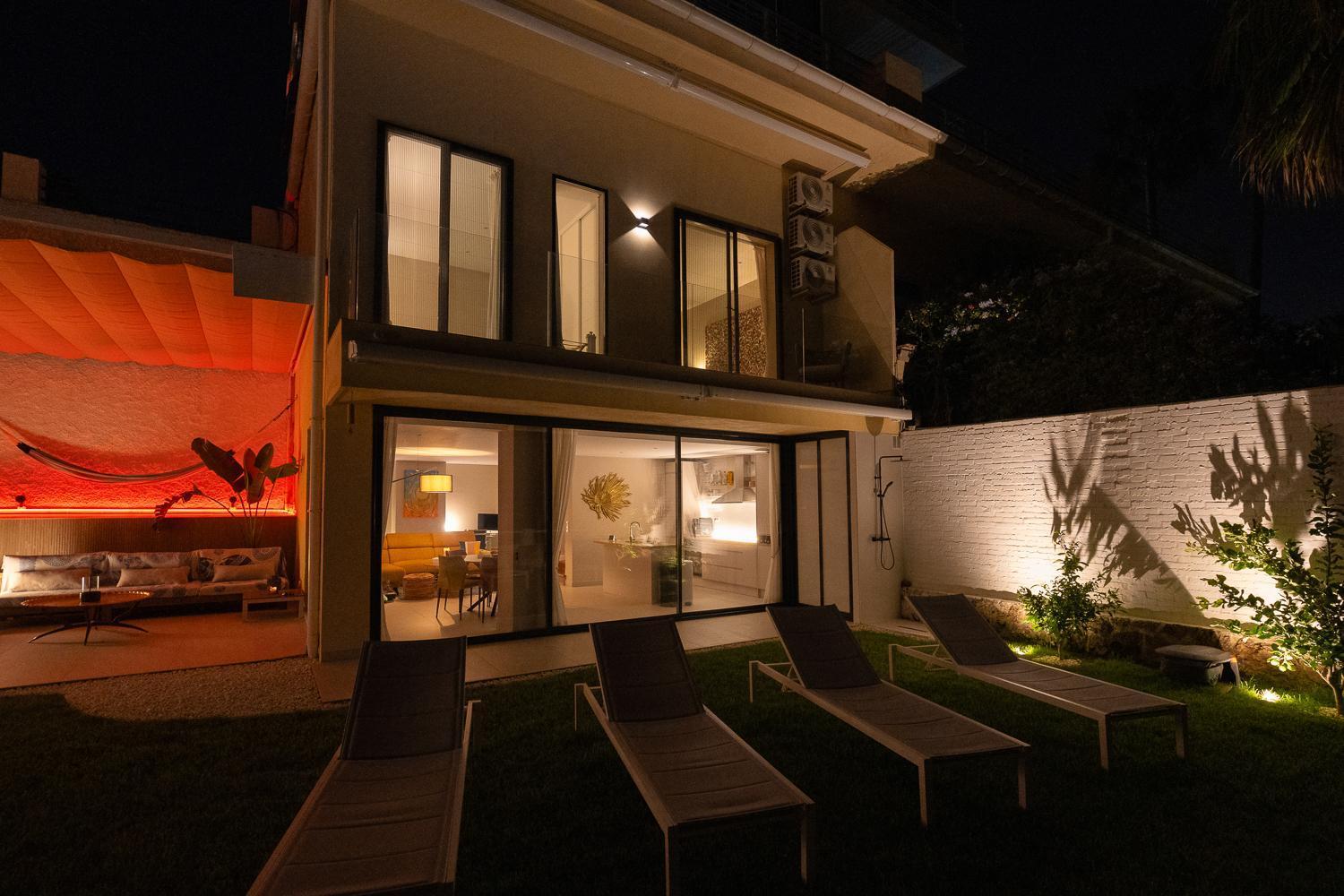 토레몰리노스 Private 250Sqm Garden Duplex, Jacuzzi, Cinema, Sea View Escape 아파트 외부 사진