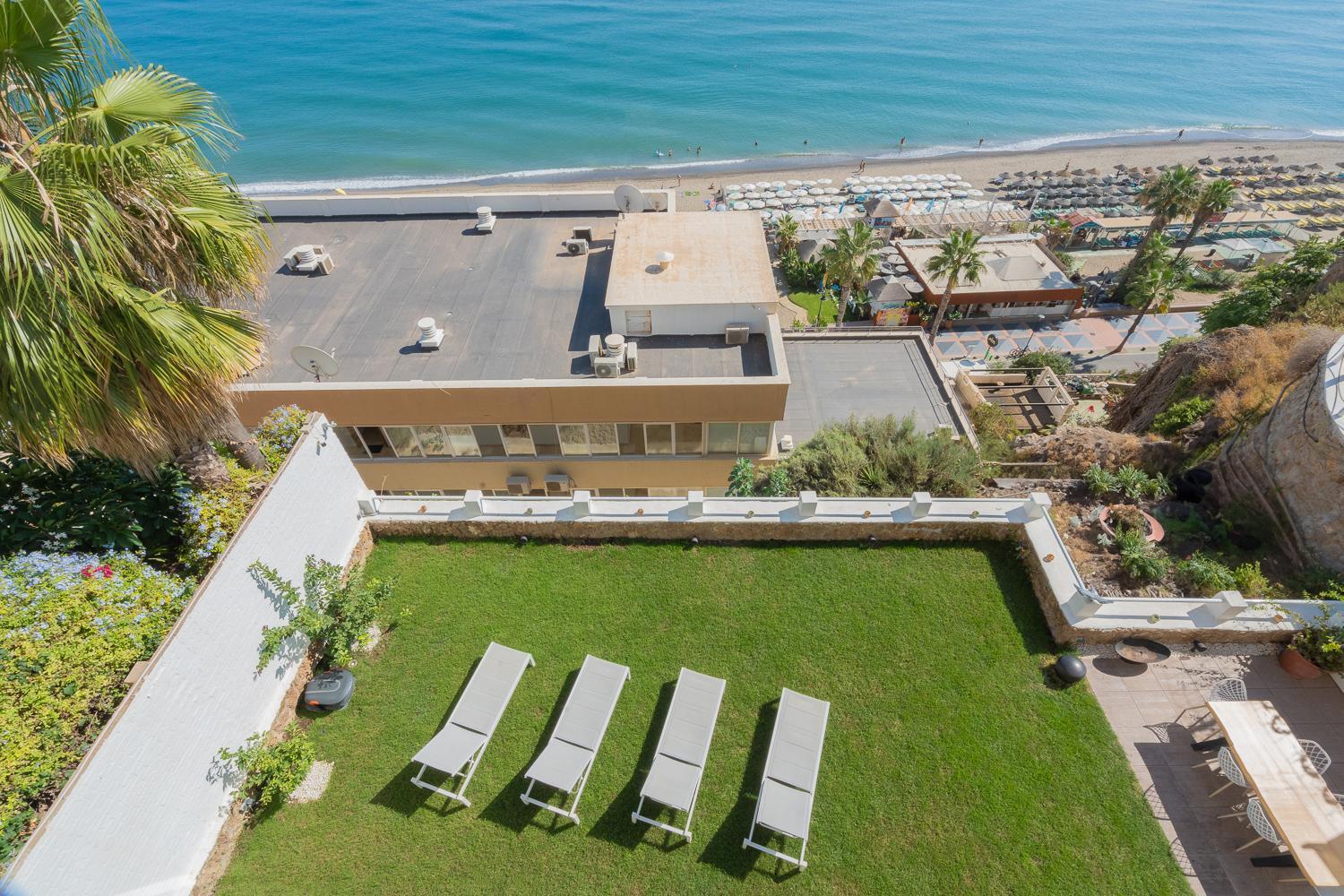 토레몰리노스 Private 250Sqm Garden Duplex, Jacuzzi, Cinema, Sea View Escape 아파트 외부 사진